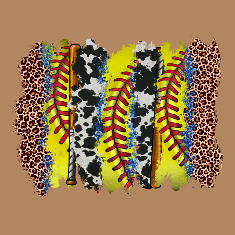 Softball Brushstroke Long Sleeve Tee by Zillion Design Studio | Teevron