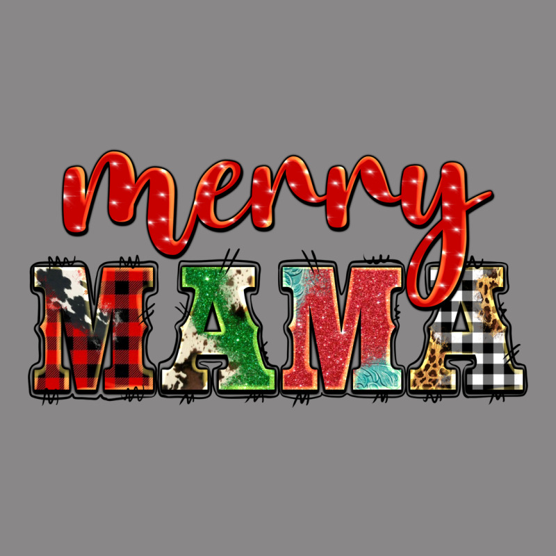 Christmas Merry Mama Vintage Tee by BarkalooDesign | Teevron