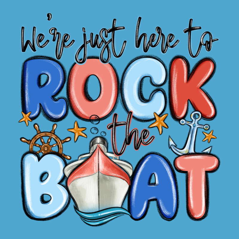 Were Just Here To Rock The Boat Premium Hoodie by MaliasSmallBusiness | Teevron