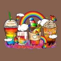 Rainbow Coffee Cups Zipper Hoodie | Teevron