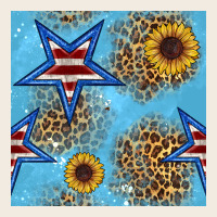 American Star And Sunflower Seamless  Pattern Premium Sweatshirt | Teevron