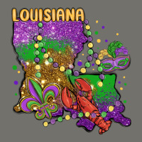 Mardi Gras Louisiana Map Premium Hoodie | Teevron