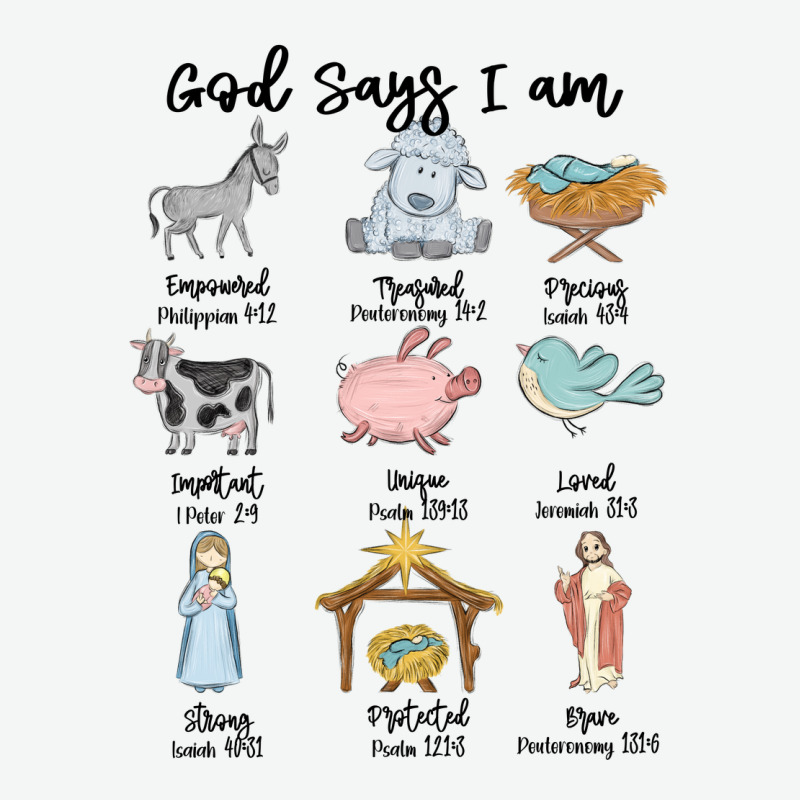 God Says I Am Urban Heavy Tee by MaliasSmallBusiness | Teevron
