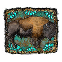 bison with gemstone background | Teevron