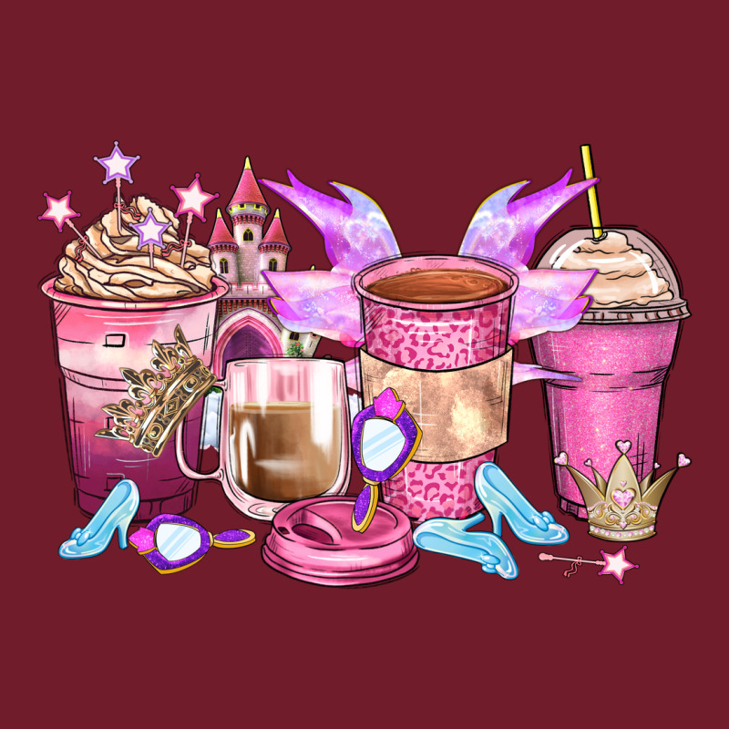 Princess Coffee Cups Zipper Hoodie by Zillion Design Studio | Teevron
