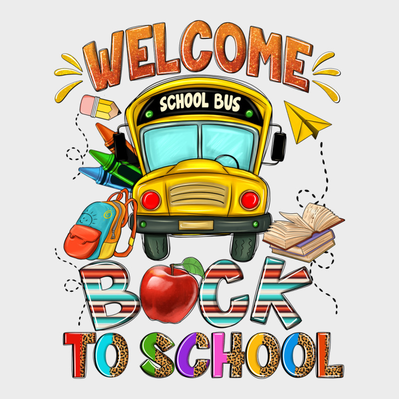 Welcome Back To School With School Bus Urban Hoodie by NancyCooperArtShop | Teevron