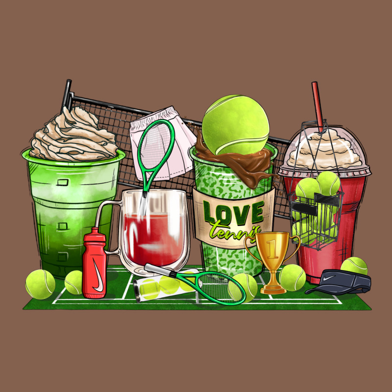 Tennis Coffee Cups Zipper Hoodie by Zillion Design Studio | Teevron