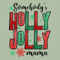 Somebodys Holly Jolly Mama Urban Heavy Tee | Teevron