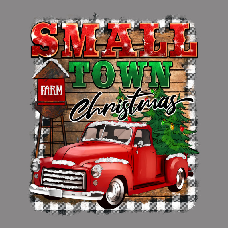 Small Town Christmas Vintage Tee by BarkalooDesign | Teevron