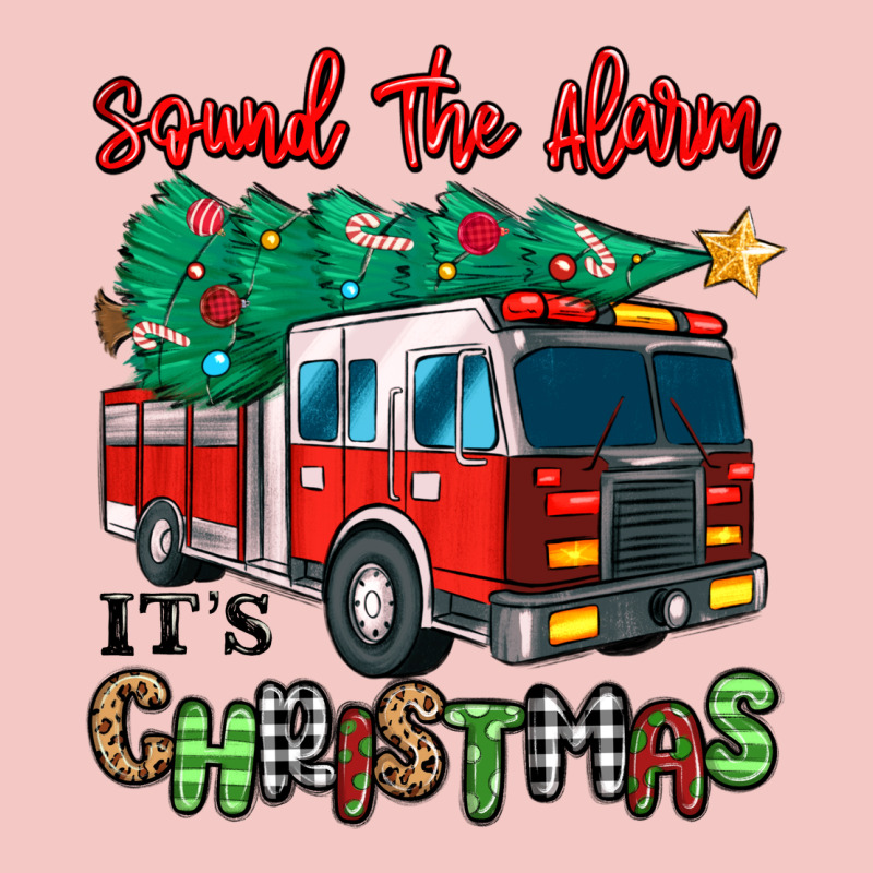 Sound The Alarm Its Christmas Fire Truck Urban Heavy Tee by MaliasSmallBusiness | Teevron