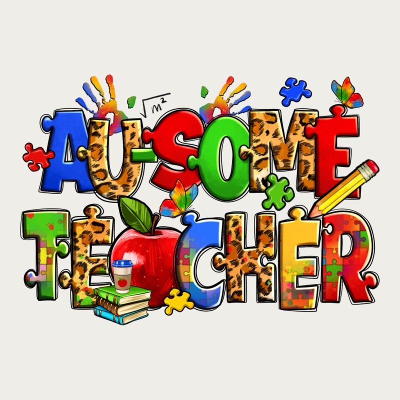 Ausome Autism Teacher Zipper Hoodie by Zillion Design Studio | Teevron