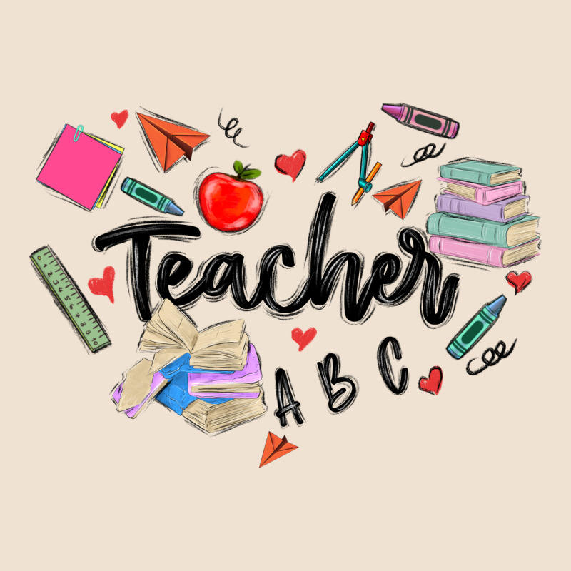 Teacher Heart Urban Heavy Tee by MaliasSmallBusiness | Teevron