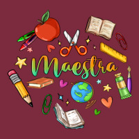 Maestra Teacher Heart Doodle Premium Hoodie | Teevron