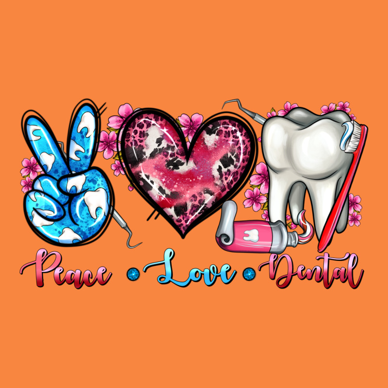 Peace Love Dental Premium Sweatshirt by AdoDesignShop | Teevron