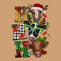 Christmas Ho Ho Ho Cow Vintage Tee | Teevron