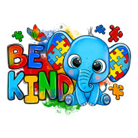 be kind autism elephant | Teevron