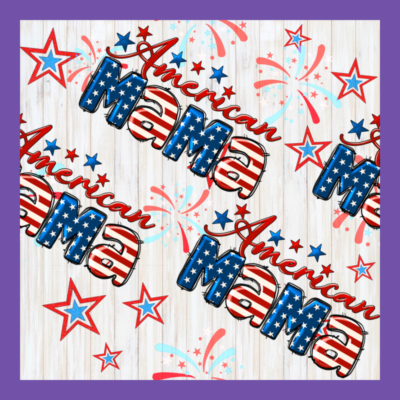 American Mama Seamless Pattern Premium Sweatshirt by BundleAndBundleShop | Teevron