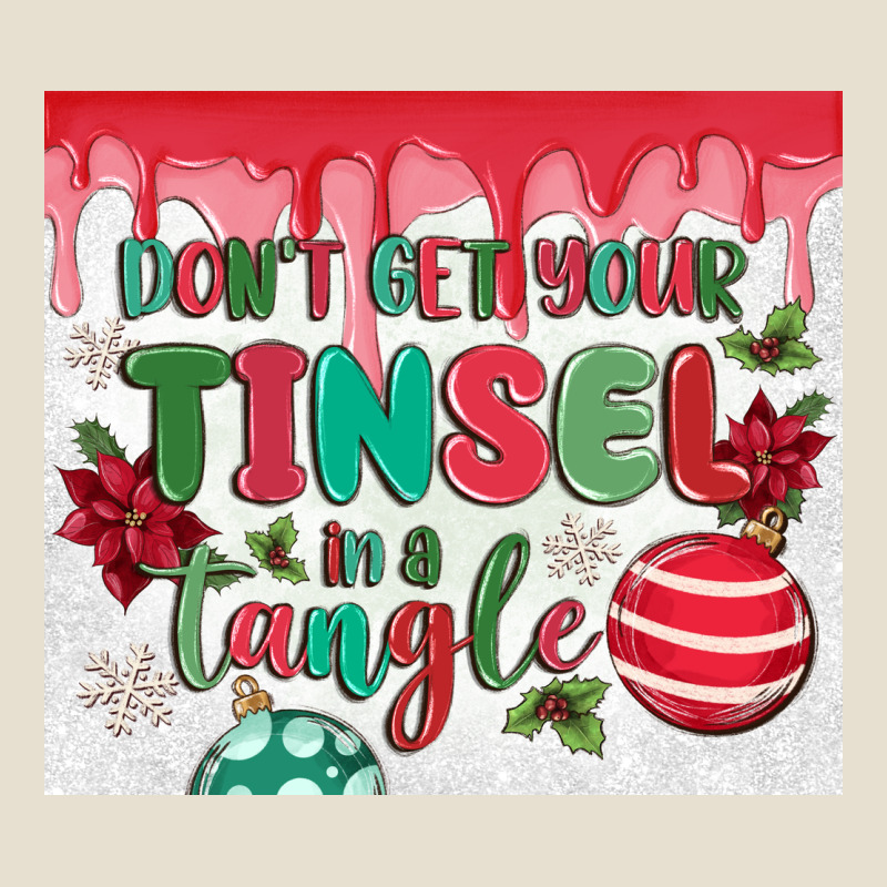 Don't Get Your Tinsel In A Tangle Urban Heavy Tee by MaliasSmallBusiness | Teevron