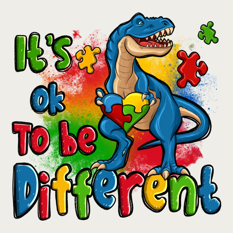 It's Ok To Be Different Autism Trex Zipper Hoodie by Zillion Design Studio | Teevron