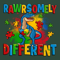 Rawrsomely Different Autism Trex Zipper Hoodie | Teevron