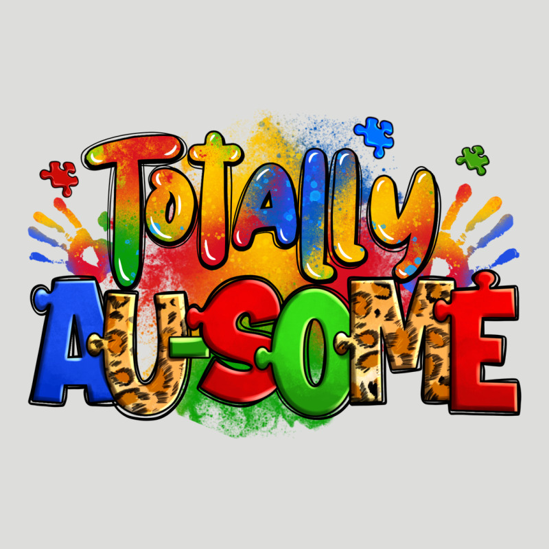 Totally Ausome Autism Zipper Hoodie by Zillion Design Studio | Teevron