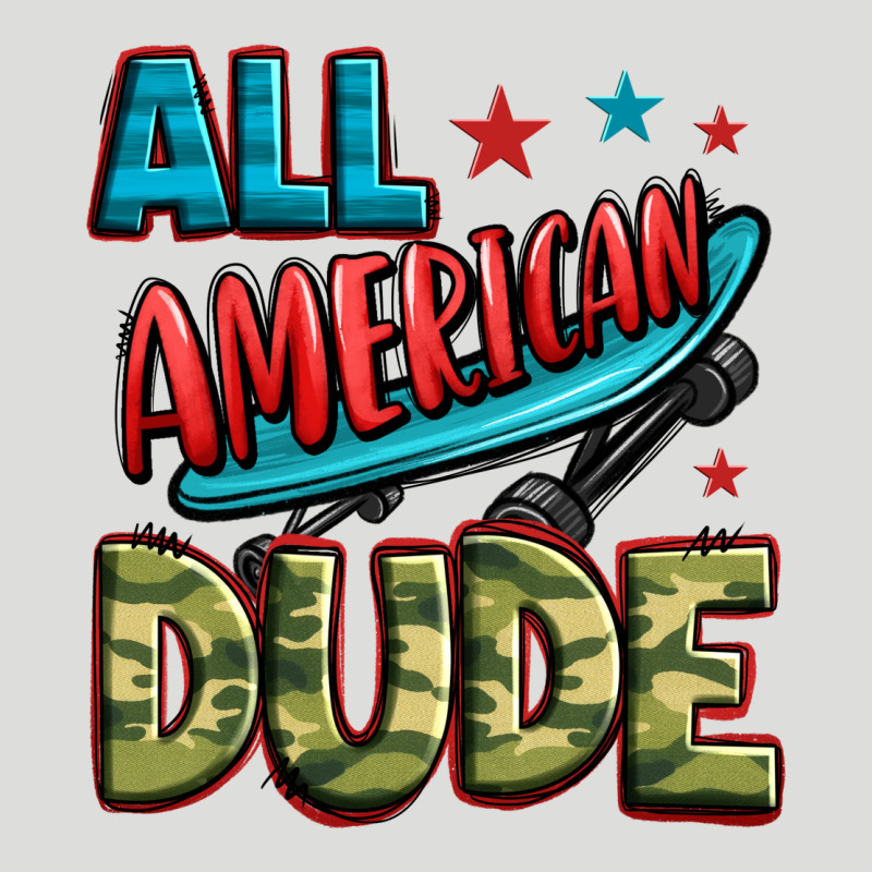 All American Dude Zipper Hoodie by Zillion Design Studio | Teevron