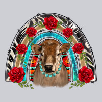 Brown Baby Cow Floral Rose Rainbow Classic Tee | Teevron