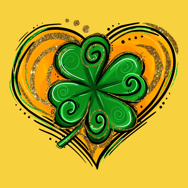 St. Patrick's Day Heart With Shamrock Premium Sweatshirt by Jasminsmagicworld | Teevron