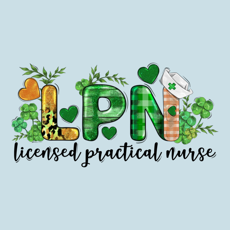 St. Patricks Day Registered Nurse Lpn Heart Ladies Tee by BarkalooDesign | Teevron