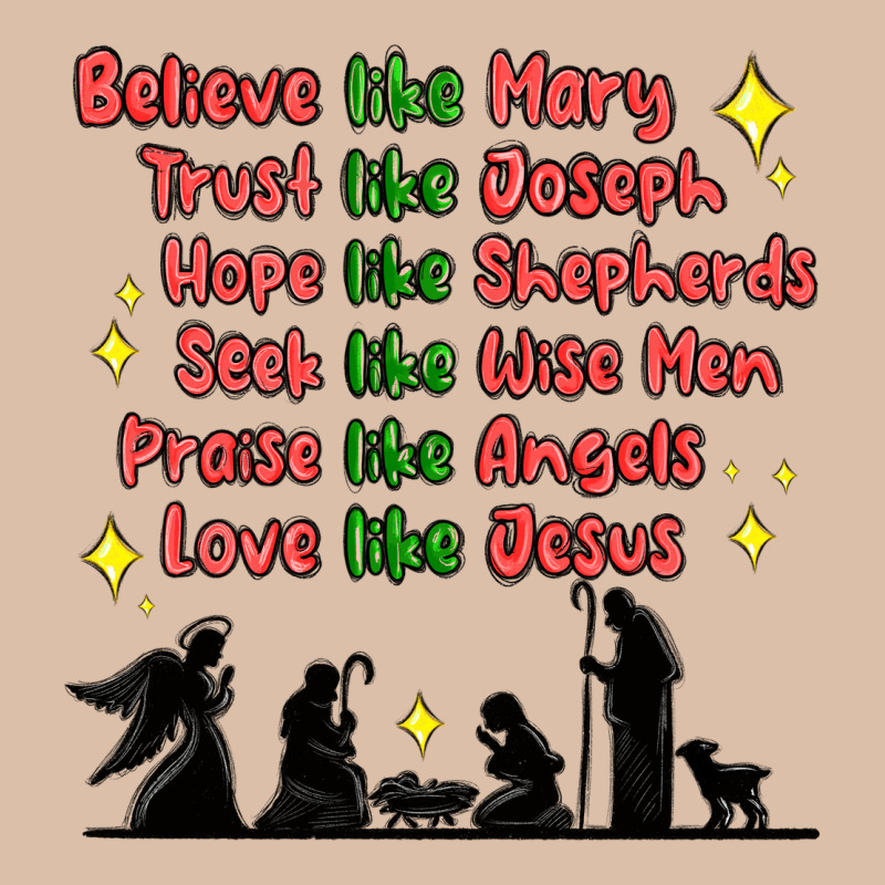 Jesus And Family Belive Like Mary Urban Heavy Tee by MaliasSmallBusiness | Teevron