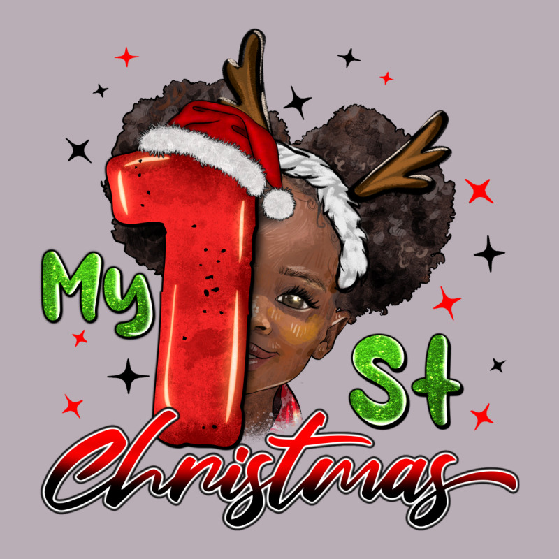 My First Christmas African Girl Vintage Tee by BarkalooDesign | Teevron