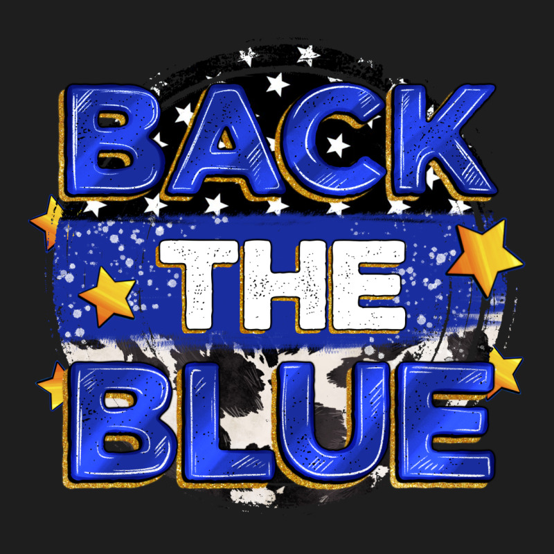 Back The Blue Classic Tee by Zillion Design Studio | Teevron