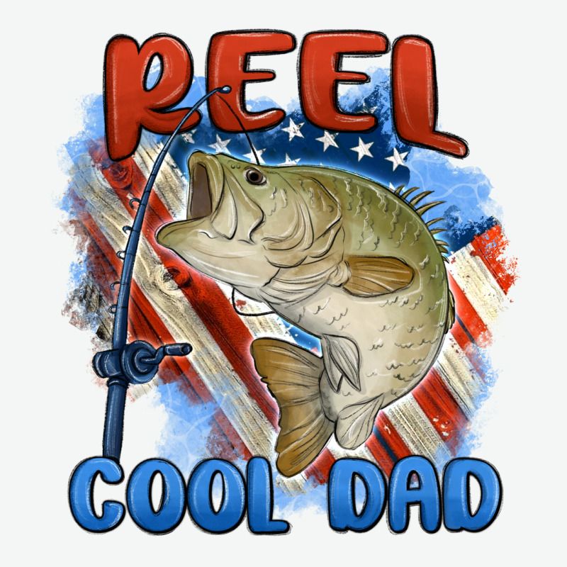 Reel Cool Dad Urban Heavy Tee by MaliasSmallBusiness | Teevron