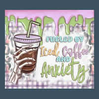 Fueled By Iced Coffee And Anxiety Urban Heavy Tee | Teevron