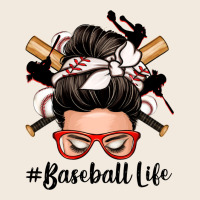Baseball Life Messy Bun Zipper Hoodie | Teevron