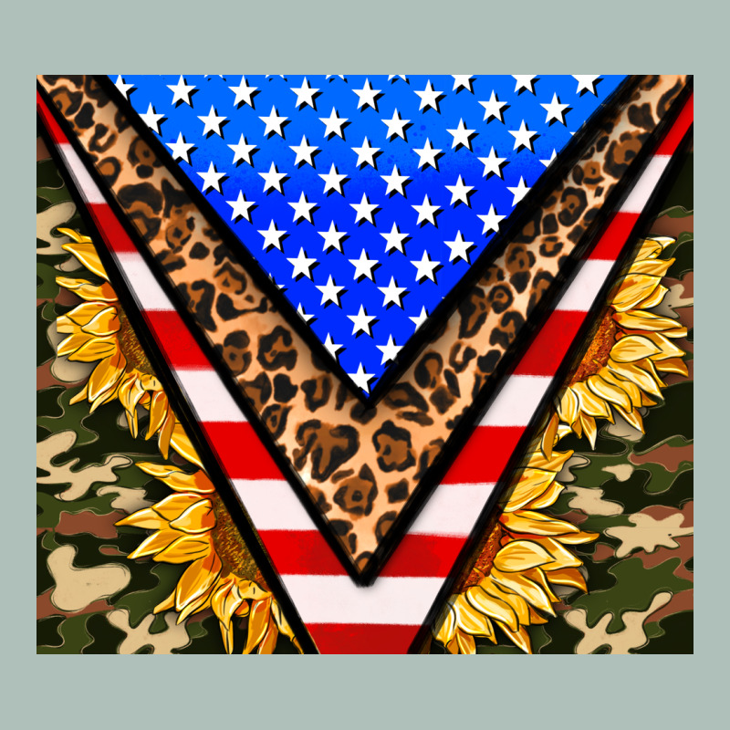 American Sunflower And Camouflage Heavyweight Hoodie by AdoDesignShop | Teevron