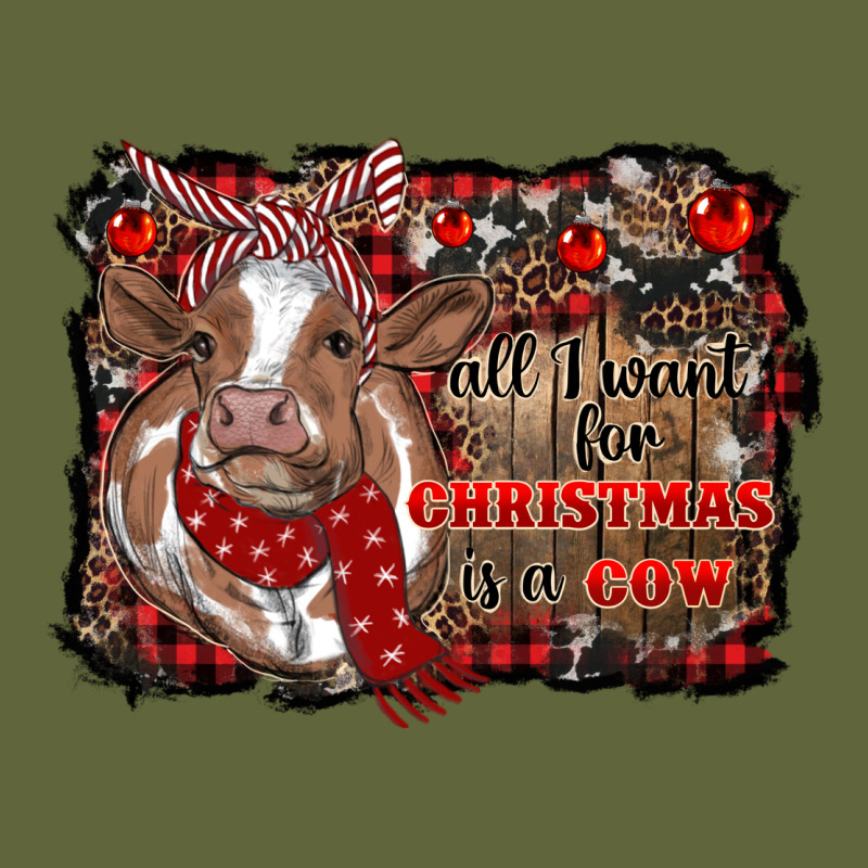 All I Want For Christmas Is A Cow Cowhide Classic Tee by RanaPortraitStore | Teevron