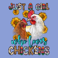 Just A Girl Who Loves Chickens Long Sleeve Tee | Teevron