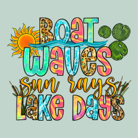 Boat Waves Sun Rays Lake Days Zipper Hoodie | Teevron