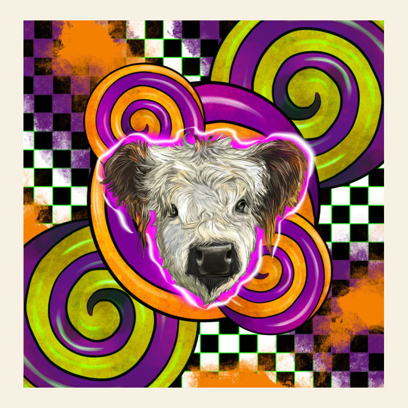 Halloween  Calf Scottish Vintage Tee by BarkalooDesign | Teevron