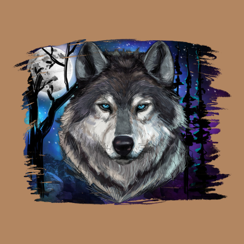 Wolf And Full Moon Long Sleeve Tee by RanaPortraitStore | Teevron