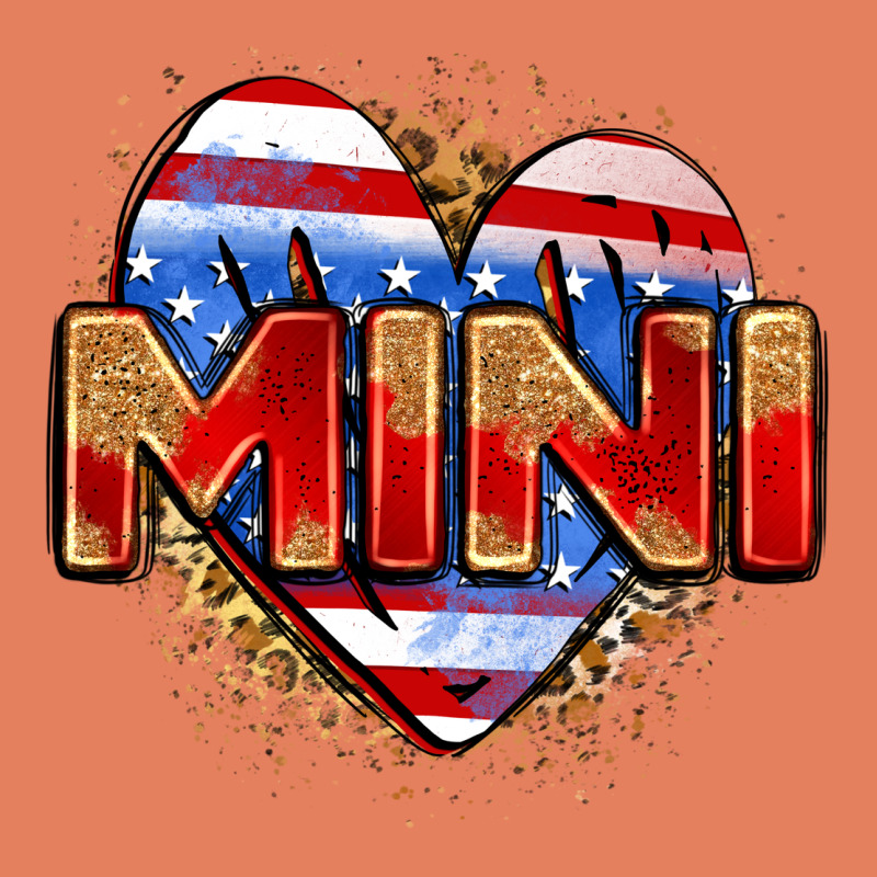 American Mini Heart Classic Tee by Zillion Design Studio | Teevron