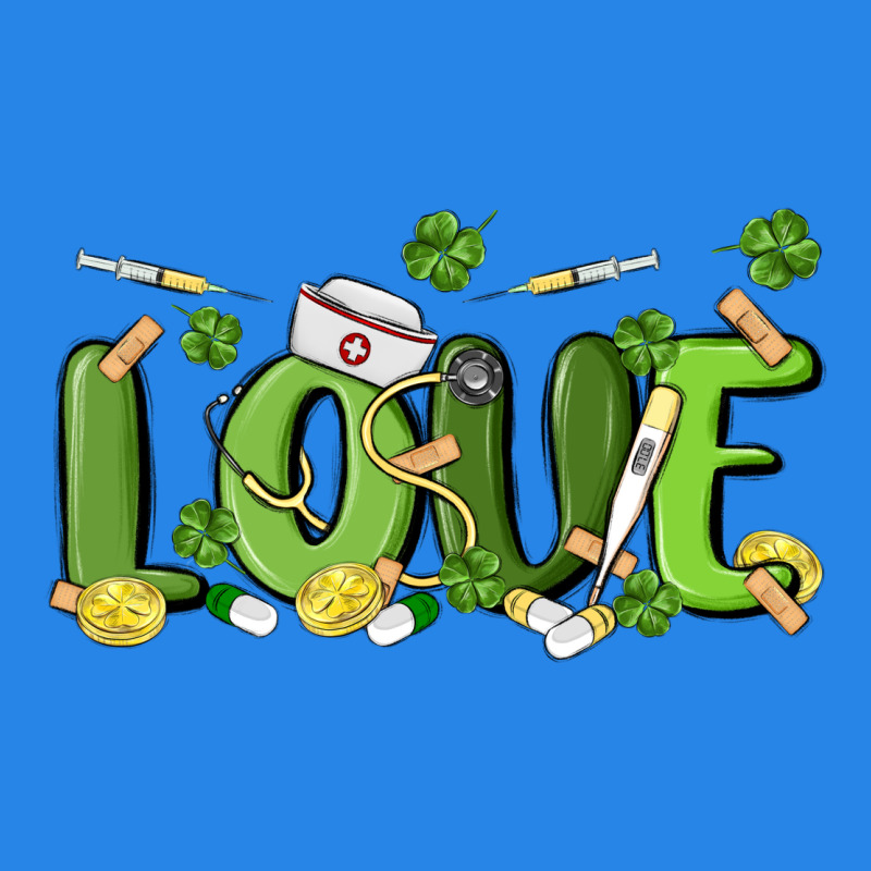 St Patricks Love Nurse Premium Hoodie by MaliasSmallBusiness | Teevron