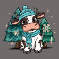 Winter I'm Udderly Freezing Baby Cow Urban Heavy Tee | Teevron