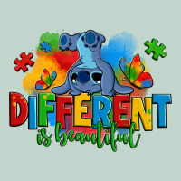 Different Is Beautiful Autism Stitch Zipper Hoodie | Teevron