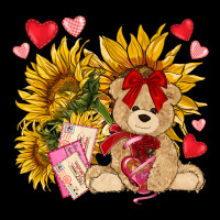 Valentines Day Sunflowers With Bear Hjf Urban Hoodie | Teevron