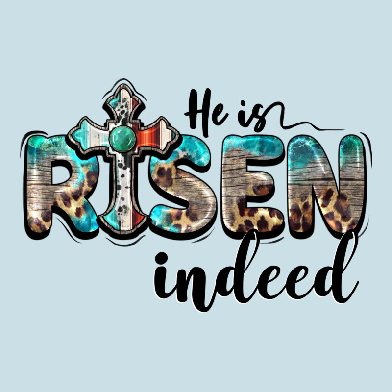 He Is Risen Indeed Ladies Tee by BarkalooDesign | Teevron