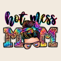 Hot Mess Mom Messy Bun Zipper Hoodie | Teevron
