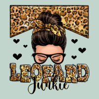 Leopard Junkie Messy Bun Zipper Hoodie | Teevron