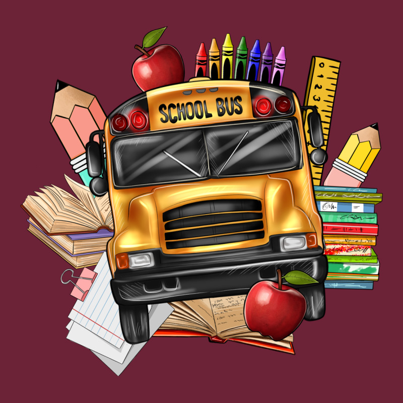 School Bus Driver Front Long Sleeve Tee by texasbilliewilder | Teevron